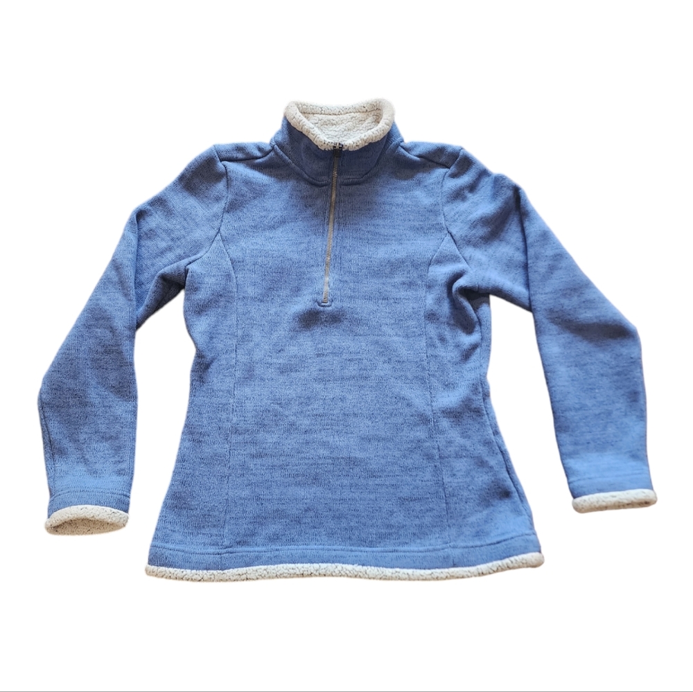 Kuhl Blue alpaca quarter zip Pullover